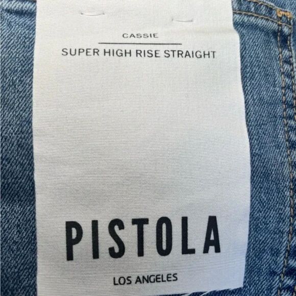 Pistola Cassie Super High Rise Jeans, Cove, Size 30 - Picture 4 of 8